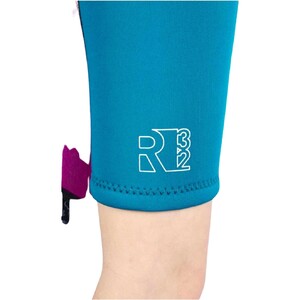 2024 Gul Junior Response 3/2mm Back Zip Shorty Wetsuit RE3321-C1 - Jet / Teal